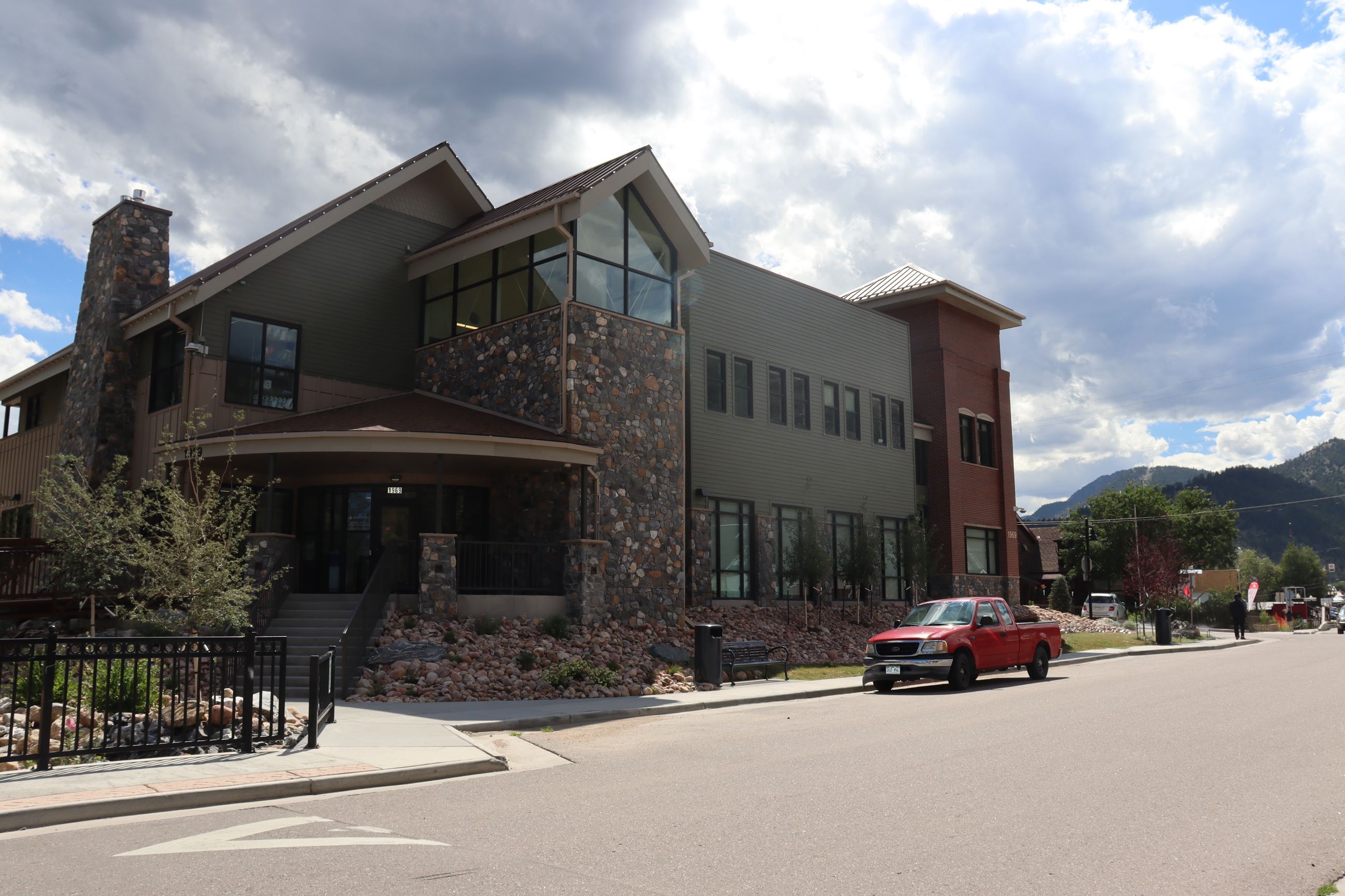 A photo of the outside of Clear Creek County's Health and Wellness Center. 